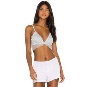 NWT Free People X Revolve Lucia Bra in Blue